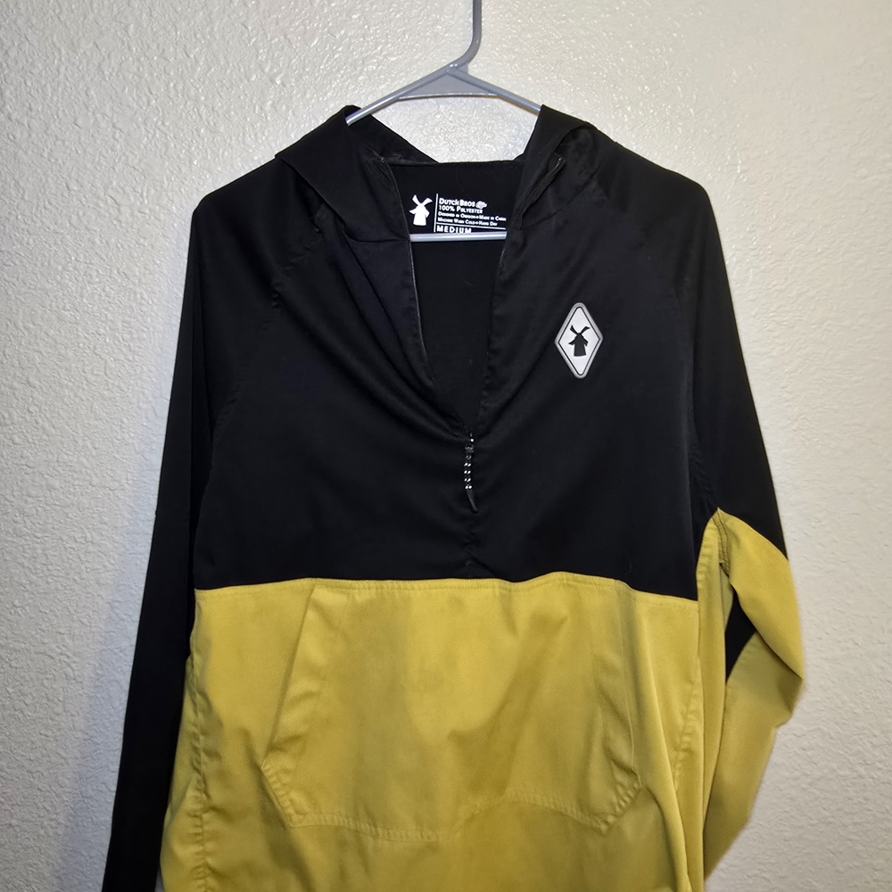 Dutch Bros Black and Yellow Jacket